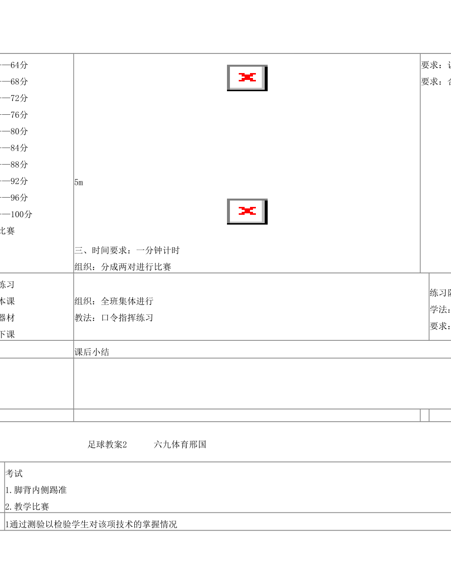 最新足球教案1名师优秀教案.doc_第2页