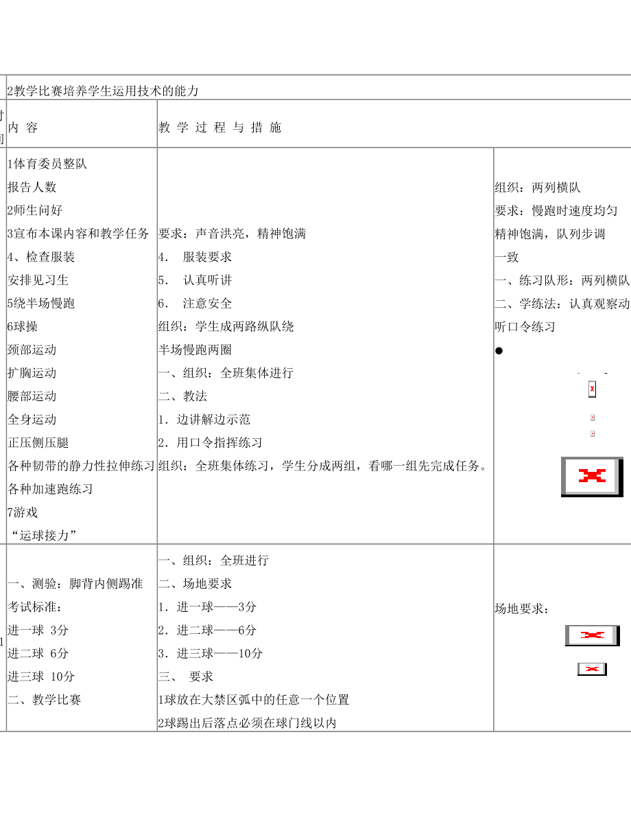 最新足球教案1名师优秀教案.doc_第3页