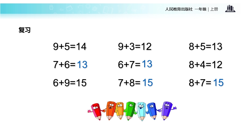 一年级上册数学课件8.3 5、4、3、2加几｜人教新课标(共14张PPT)教学文档.ppt_第2页