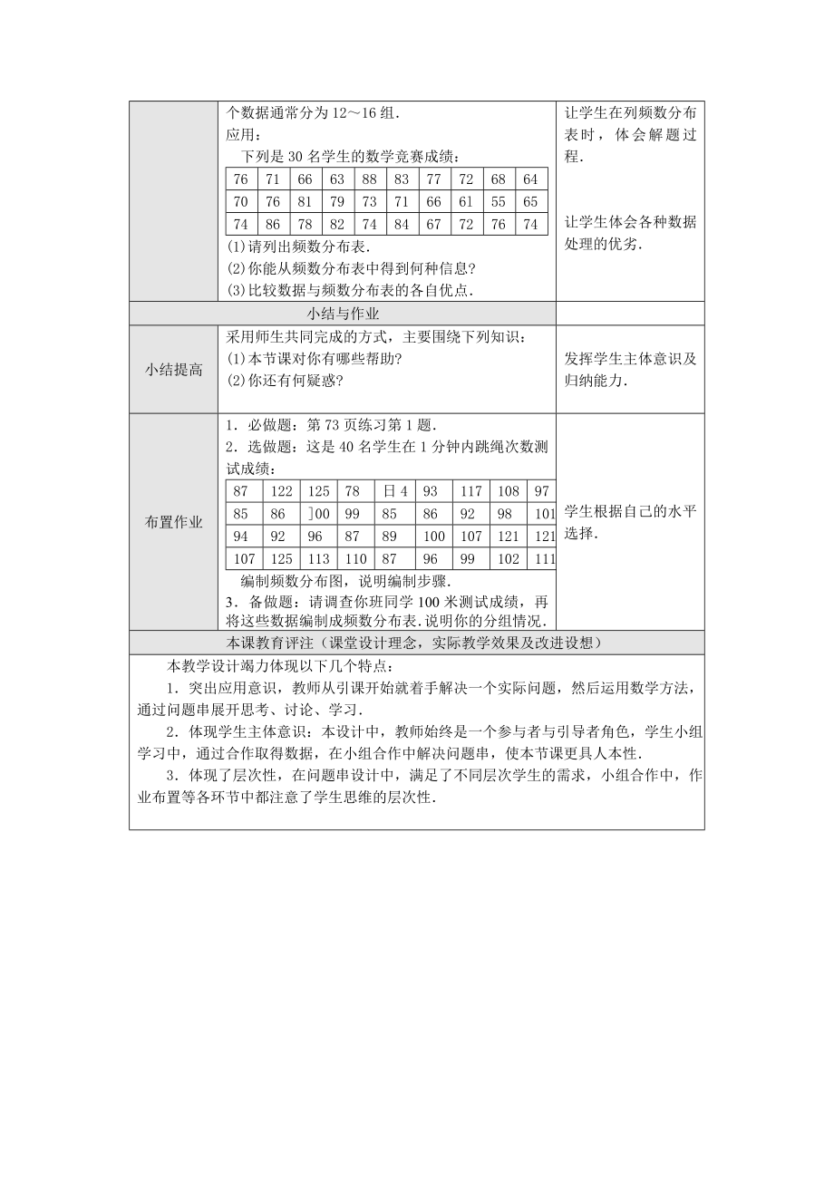 最新12.2.2用直方图描述数据名师精心制作资料.doc_第3页