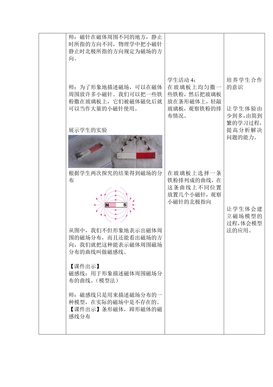 最新磁现象磁场教学设计汇编.docx_第3页