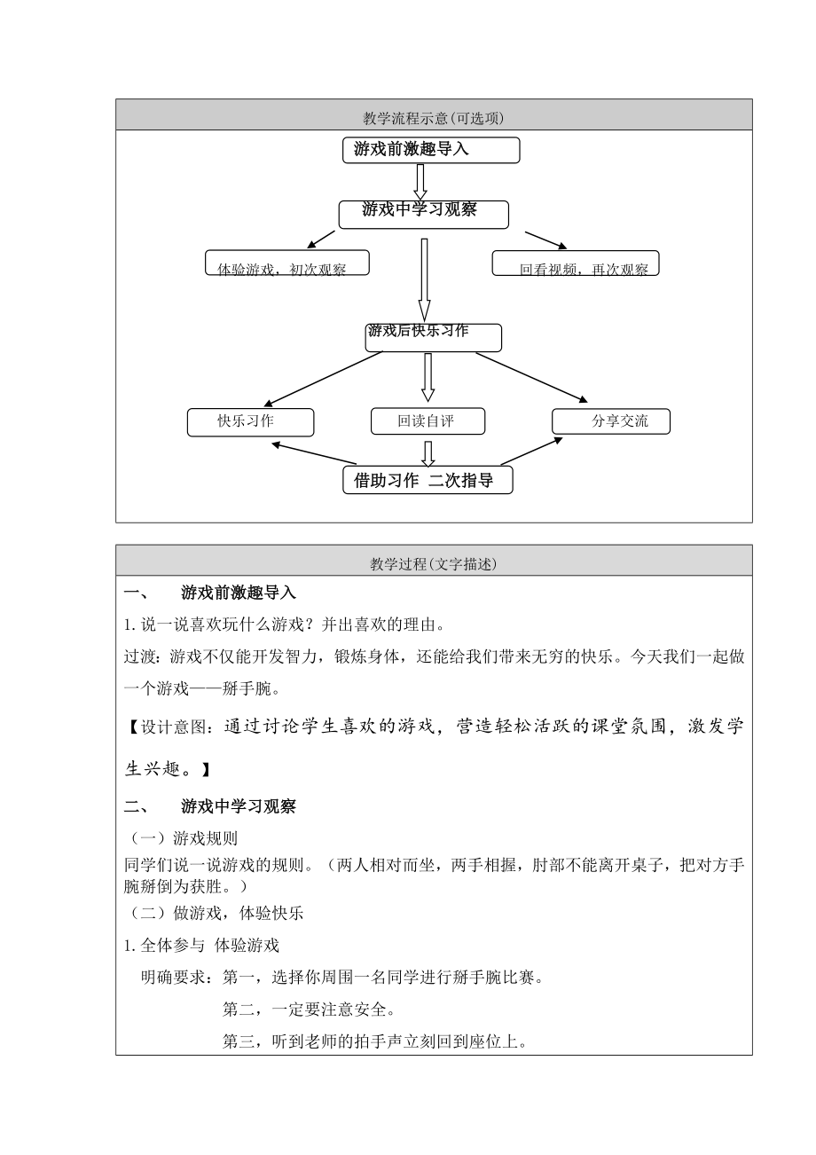 最新习作指导：我喜欢的游戏教学设计房山区河北中心校兰汇汇编.doc_第3页