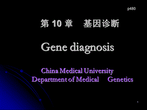 医学课件第10章基因诊断GenediagnosisChinaMedi.ppt