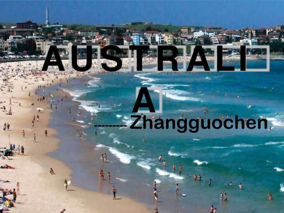 最新AUSTRALIA最全澳大利亚英语介绍PPT模板实用文档..ppt_第1页