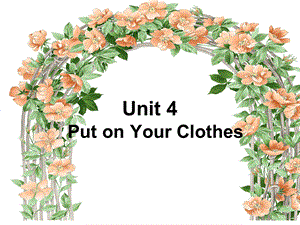 三年级下册英语课件Unit 4 Put on Your Clothes Lesson 2 ∣重大版 (共15张PPT).ppt