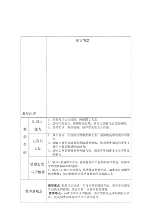 短文两篇教案[精选文档].doc