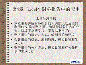 第4章Excel在财务报告中的应用.ppt