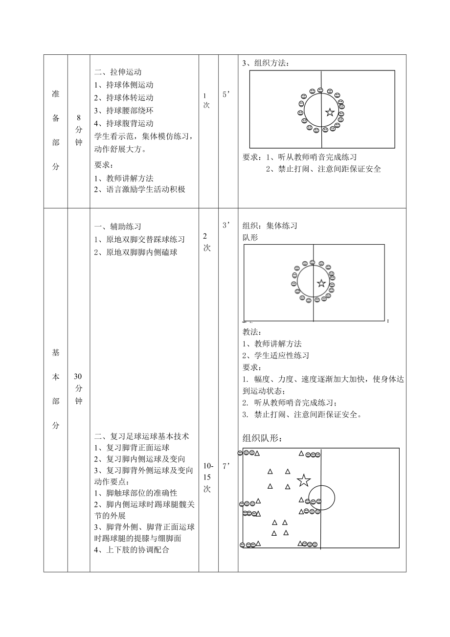 足球运球教案.doc_第2页