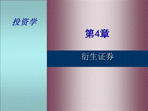 《衍生证券》PPT课件.ppt