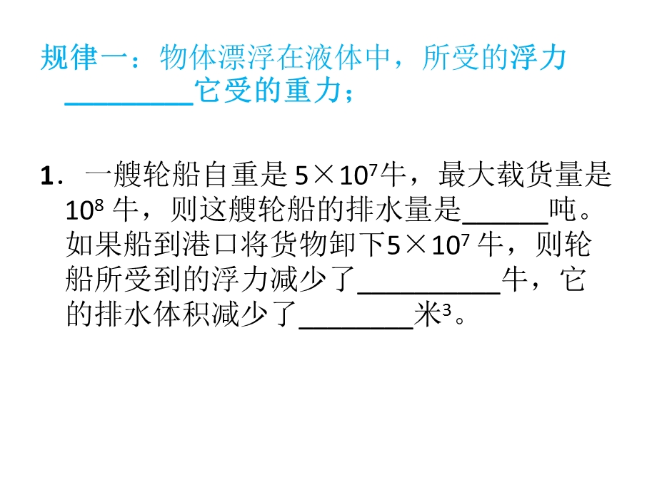 《漂浮问题规律》PPT课件.ppt_第2页