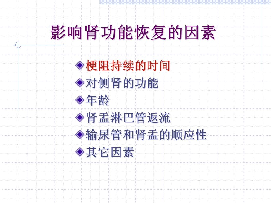 慢性上尿路梗阻解除后肾功能的恢复能力综述.ppt_第3页