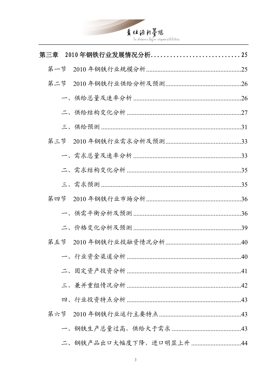 “十二五”规划中国钢铁行业发展现状及前景预估分析报告.doc_第3页