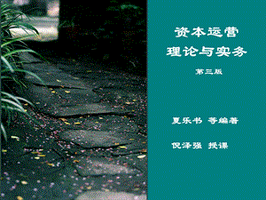 《资本重组概述》PPT课件.ppt