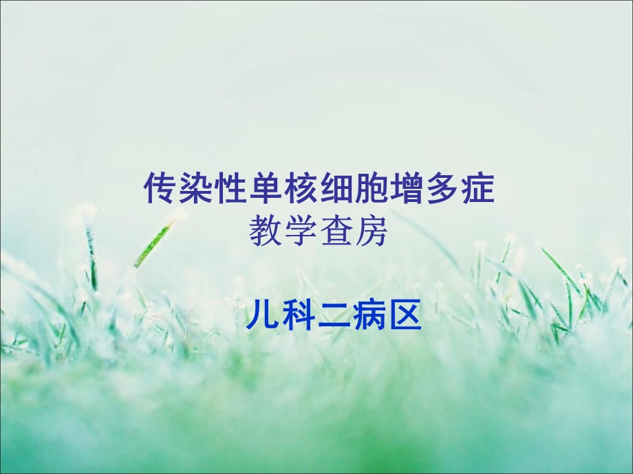 《传单教学查房》PPT课件.ppt_第1页