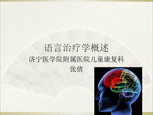 《语言治疗概述》PPT课件.ppt