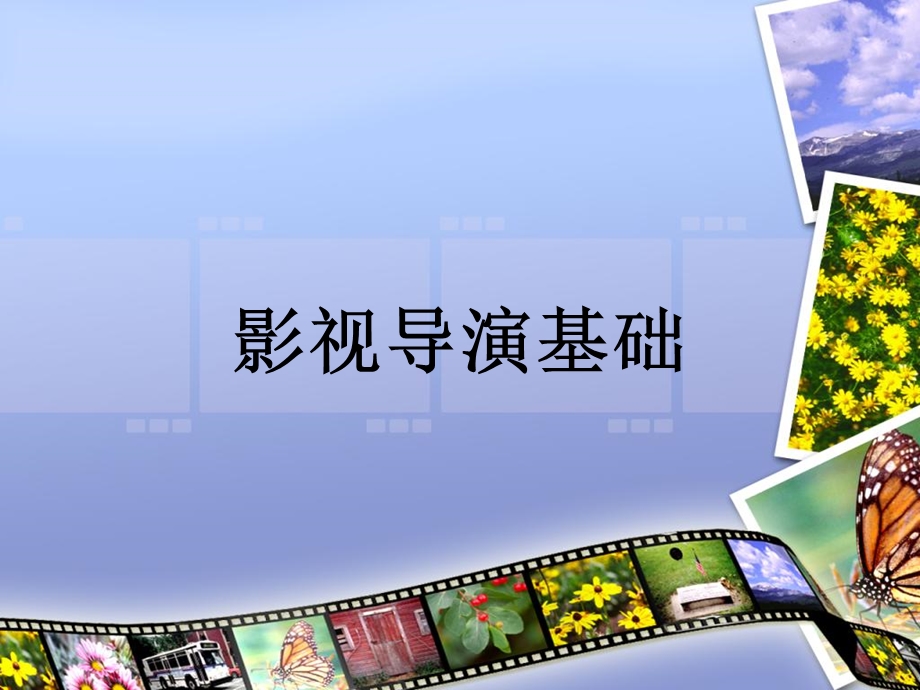 《影视导演基础》PPT课件.ppt_第1页