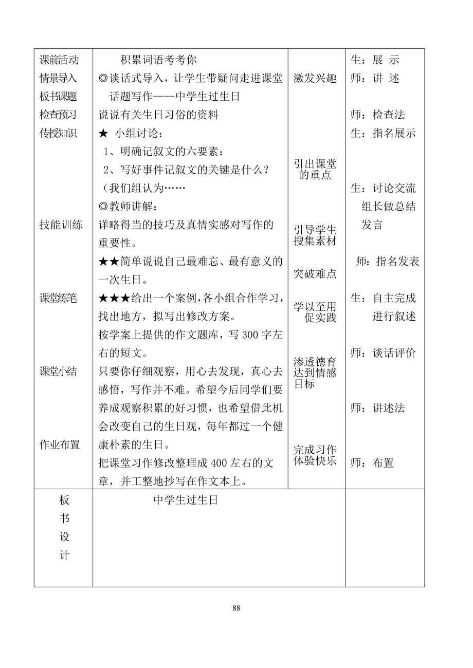 杨水月：中学生应不应该过生日作文指导课教...doc_第2页