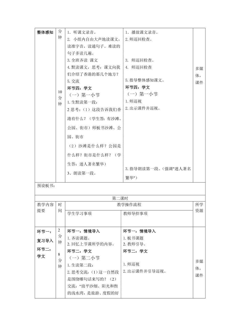 东方之珠导学案.doc_第2页