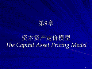 《资本定价模型》PPT课件.ppt