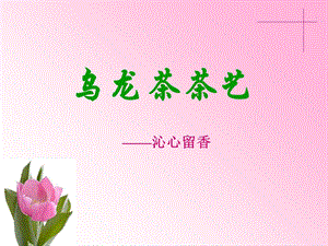 《乌龙茶茶艺》PPT课件.ppt