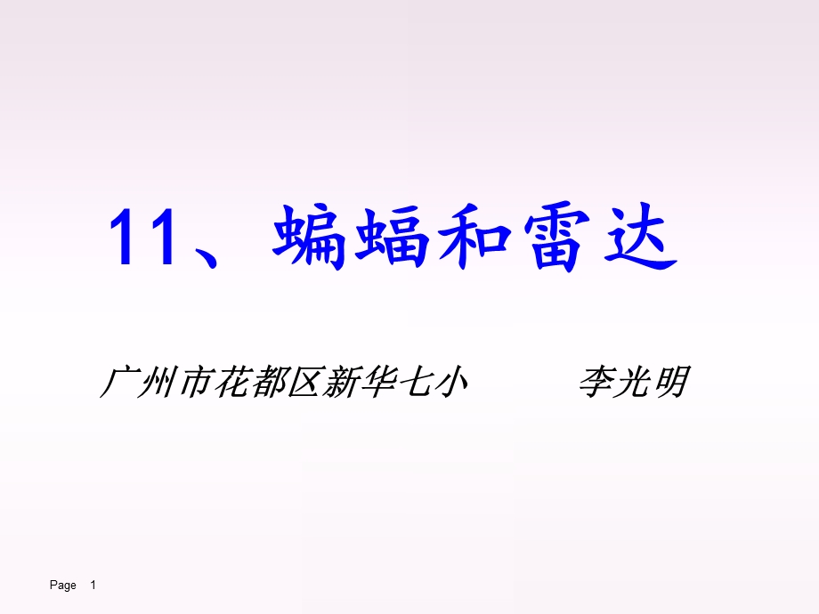 《蝙蝠雷达》PPT课件.ppt_第1页