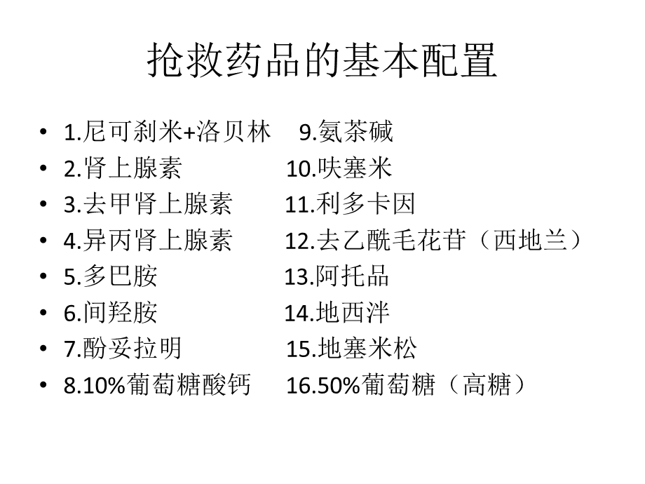 《抢救药品的配置》PPT课件.ppt_第2页