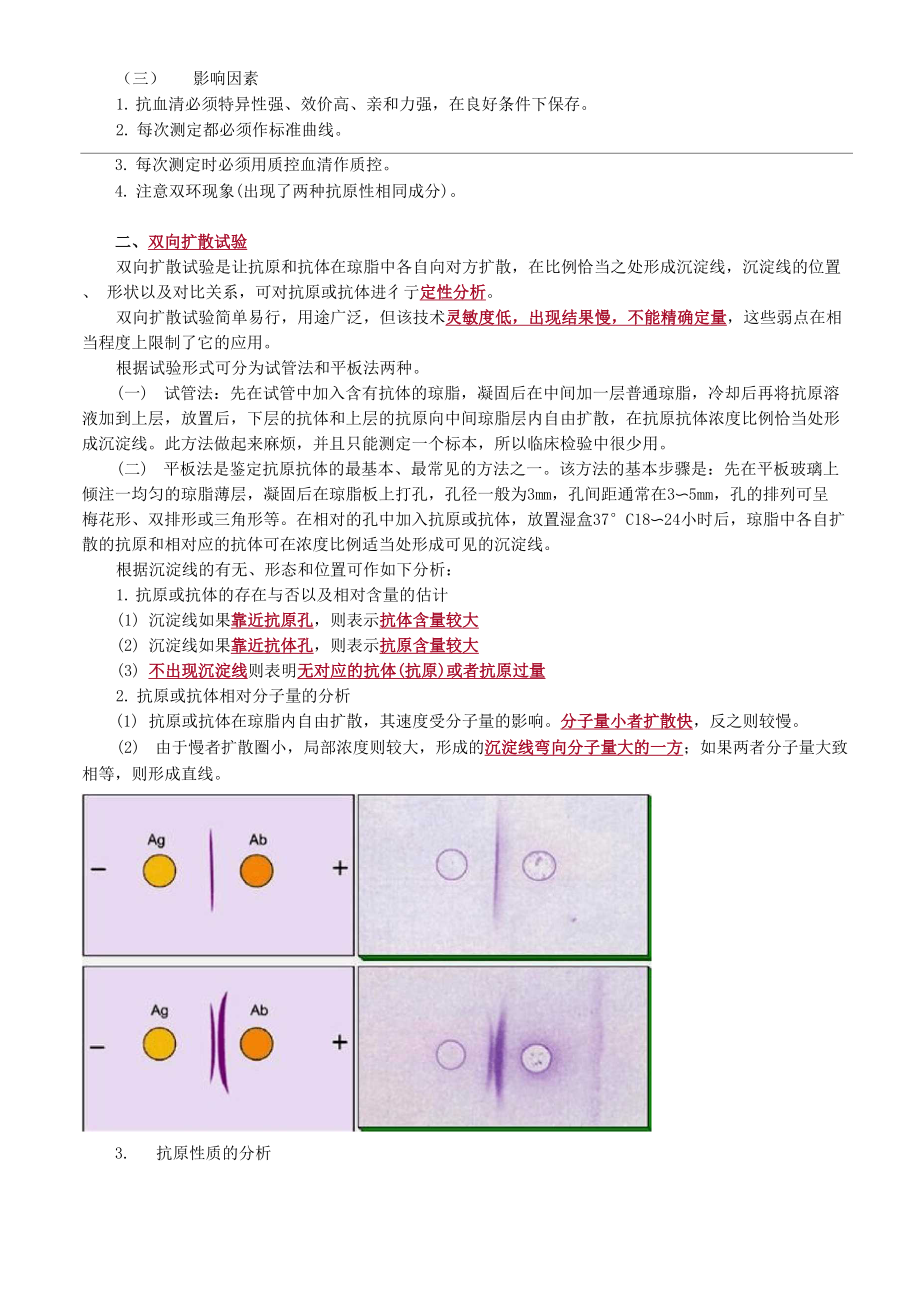 2017年主管检验技师考试临床免疫学和免疫检验讲义第六章沉淀反应.docx_第3页