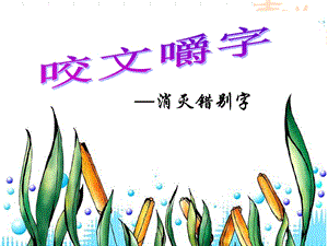 《消灭错别字》PPT课件.ppt