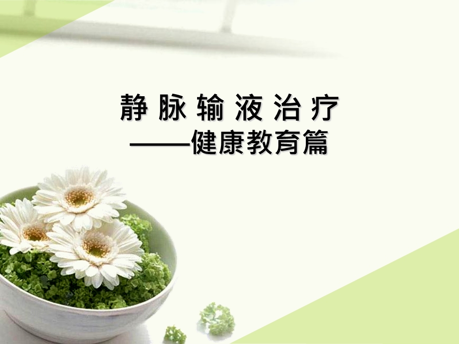 《静疗健康教育》PPT课件.ppt_第1页