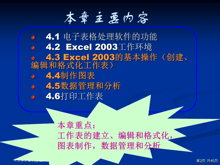 第4章Excel2003电子表格处理基础.ppt_第2页