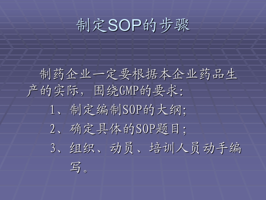 药品GMP认证中SOP的编写规程ppt课件.ppt_第3页