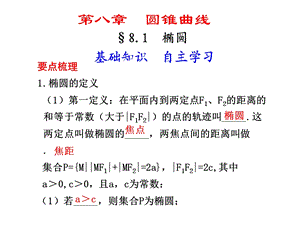 《椭圆基本知识》PPT课件.ppt