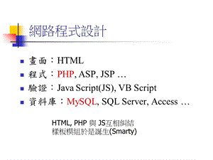 《网路程式设计》PPT课件.ppt