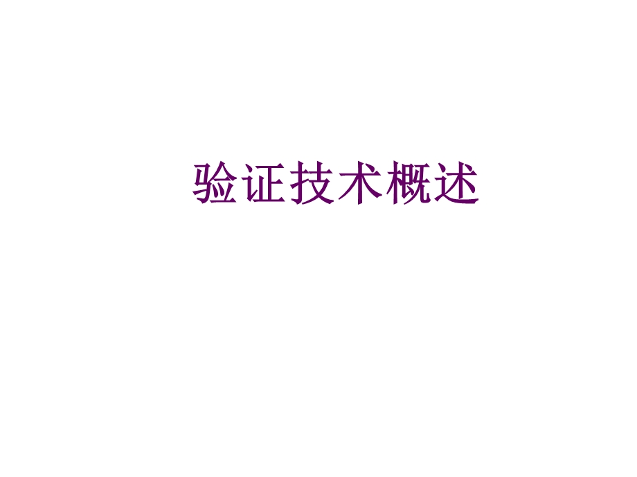 《验证技术概述》PPT课件.ppt_第1页