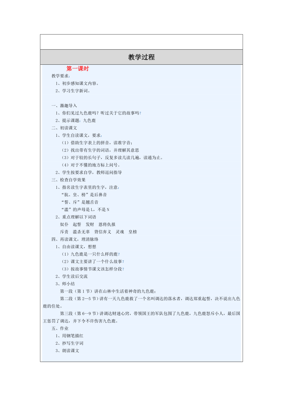 九色鹿教学设计.doc_第2页