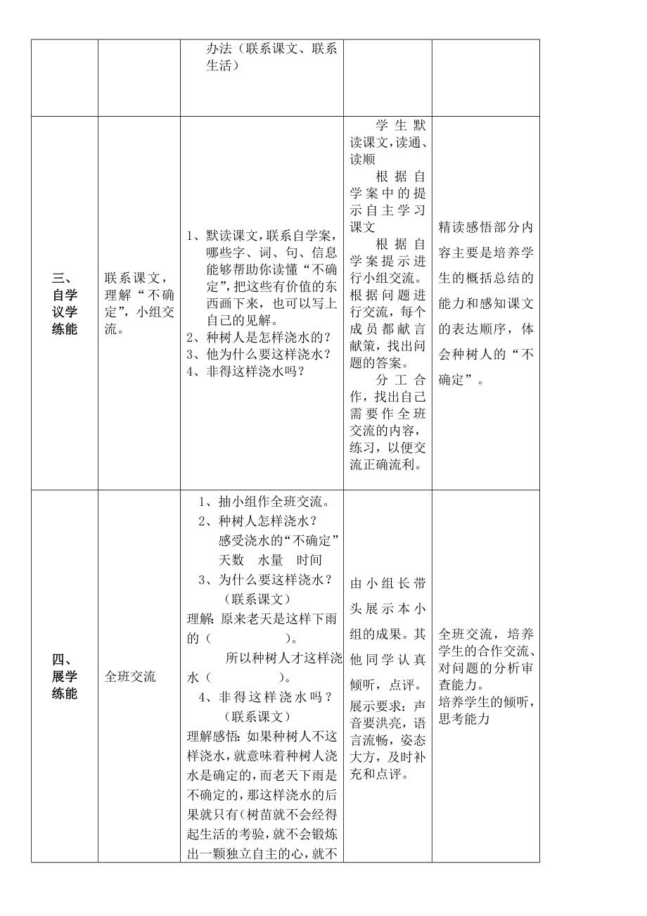 六下第三课桃花心木第二课时教学设计.doc_第2页