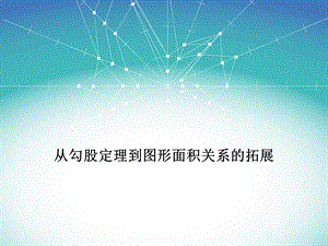 从勾股定理到图形面积关系的拓展.ppt