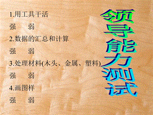 《领导能力测验》PPT课件.ppt