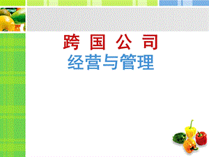 《跨国公司概述》PPT课件.ppt