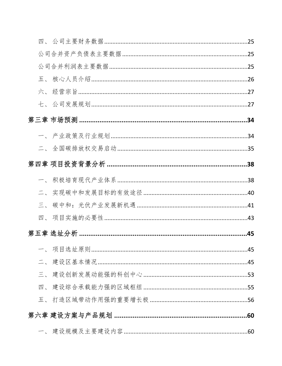 南充高效光伏组件项目可行性研究报告.docx_第3页