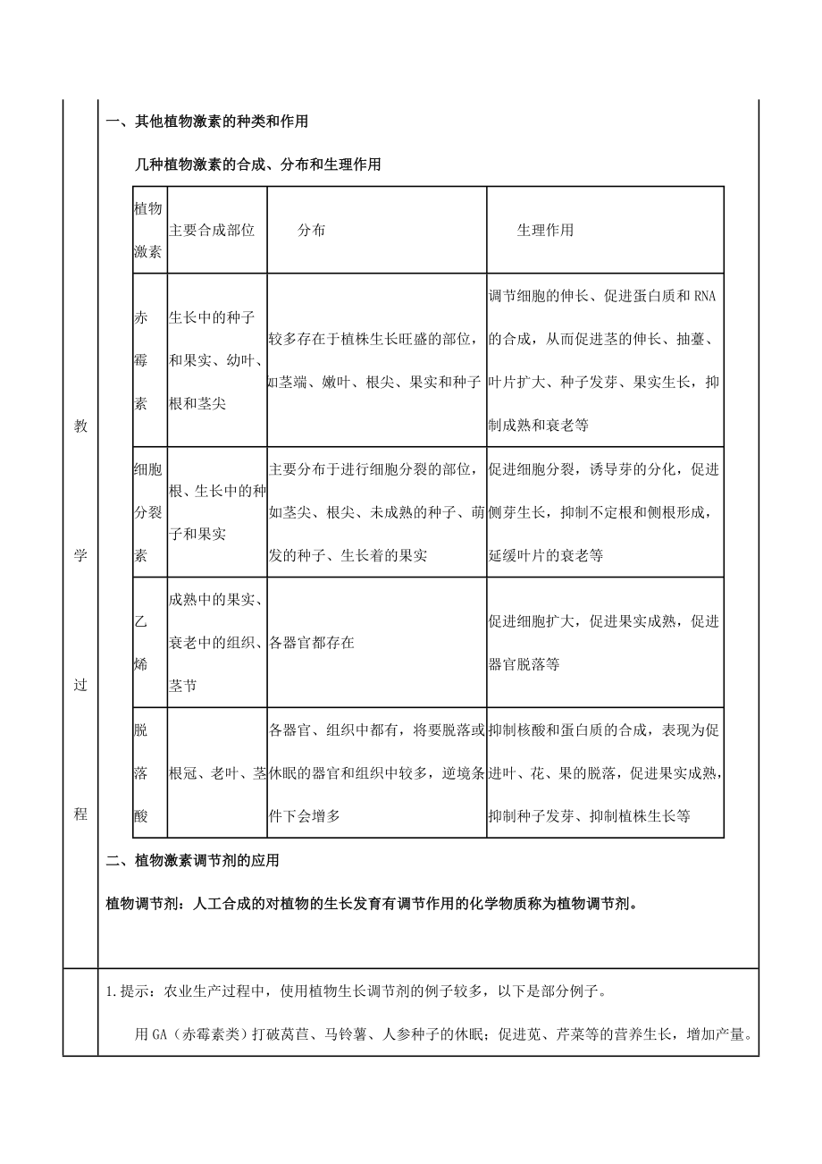 3.3　其他植物激素　教学设计.doc_第2页