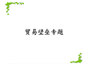 《贸易壁垒专题》PPT课件.ppt