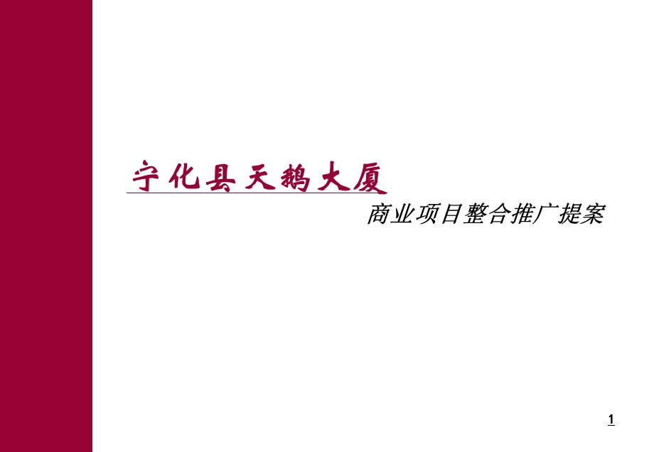 宁化商业项目整合推广提案.ppt_第1页