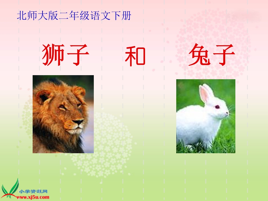 《狮子和兔子》PPT课件.ppt_第1页