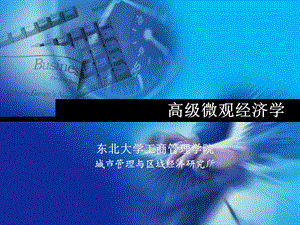 《高级微观经济学》PPT课件.ppt