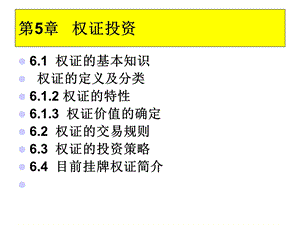 《权证投资》PPT课件.ppt