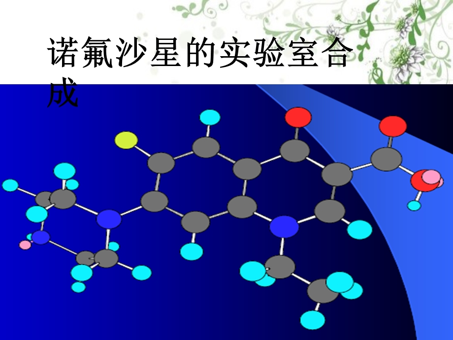 《诺氟沙星过程简介》PPT课件.ppt_第1页