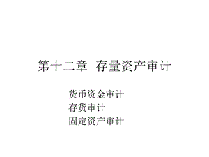 《存量资产审计》PPT课件.ppt