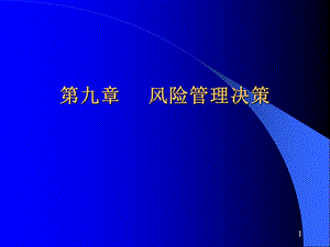 《风险管理决策》PPT课件.ppt