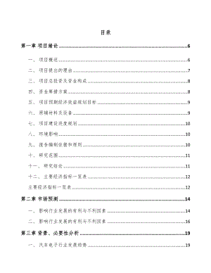 南昌汽车电子控制器项目可行性研究报告.docx